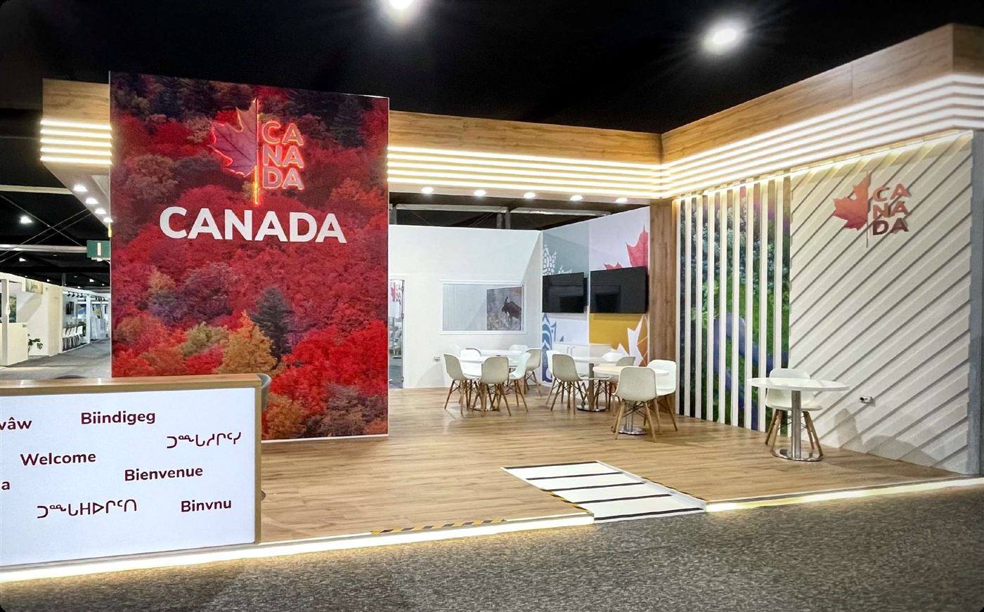 Canada Pavilion exhibition stand — COP29 · Baku · 350 m² · national pavilion